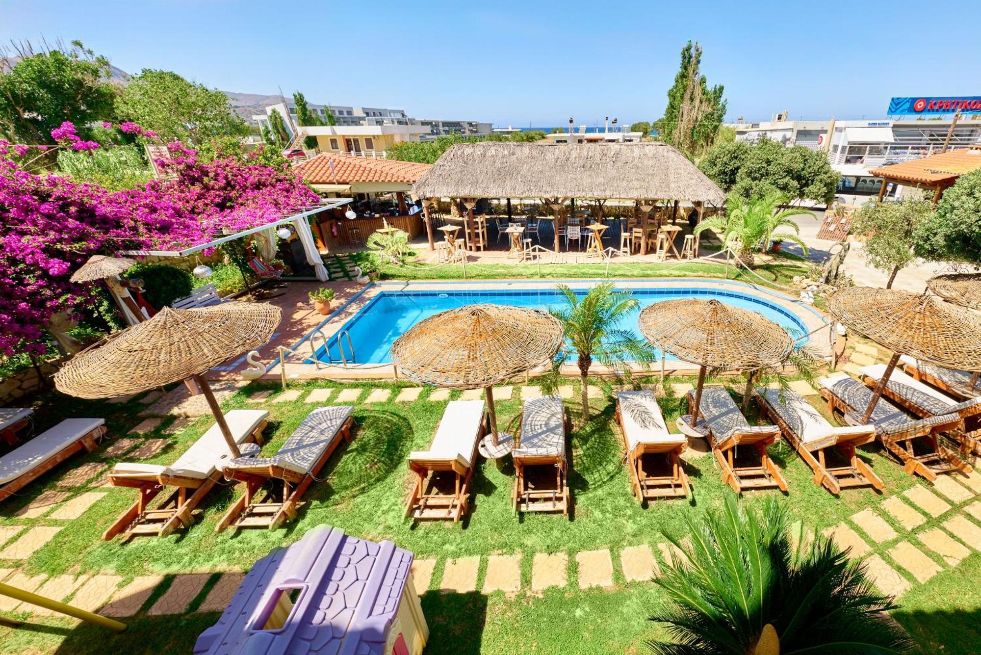 Villa Gereoudis Seaview Apartments-Pool & Bar Kolimvárion Exterior foto